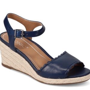 Vionic Stephany Wedge - Navy Blue
